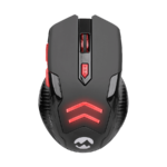 Miš wireless Everest SM-763 Red 6D 2400DPI 2.4Ghz Black Gaming Led Illuminated - Image 2