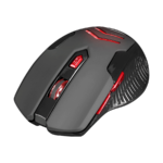 Miš wireless Everest SM-763 Red 6D 2400DPI 2.4Ghz Black Gaming Led Illuminated - Image 3