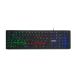 Tastatura Everest KB-840 Black Color Backlit USB, BiH layout