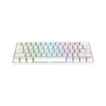 Tastatura gaming RAMPAGE KB-RX63 B-ATOM White Bluetooth RGB Backlight RED SWITCH US Layout 63 Mini, 39912 - Image 4