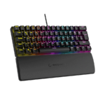 Tastatura gaming RAMPAGE PLOWER K60 Black US Layout Wrist Support Blue Switch Gaming Keyboard