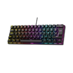 Tastatura gaming RAMPAGE PLOWER K60 Black US Layout Wrist Support Blue Switch Gaming Keyboard - Image 4