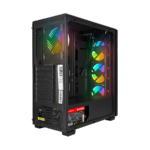Kućište gaming RAMPAGE HYDRA V2 BLACK Tempered Glass Type-C+USB3.0 4*ARGB Infinity Fan+Hub E-ATX Exclusive Gaming, 39989 - Image 3