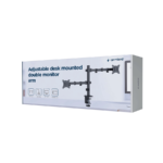 NOSAČ ZA DVA MONITORA GEMBIRD MA-D2-03, montaža na stol, tilt, swivel), 17”-32”, up to 9 kg - Image 5