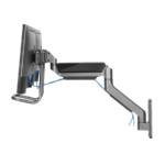 NOSAČ ZA DVA MONITORA GEMBIRD MA-WA2-02, montaža na zid, 17”-32”, up to 8 kg - Image 11