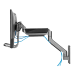 NOSAČ ZA TRI MONITORA GEMBIRD MA-WA3-01, montaža na zid, do 27”, up to 6 kg - Image 8