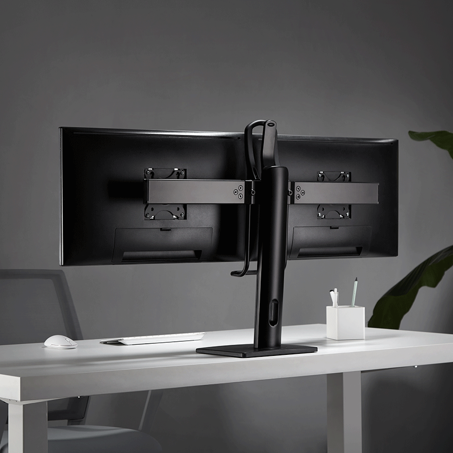 0128436_nosac-stalak-za-dva-monitora-gembird-ms-d2-01-do-27-up-to-6-kg NOSAČ STALAK ZA DVA MONITORA GEMBIRD MS-D2-01, do 27”, up to 6 kg - Image 1