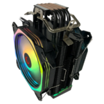 CPU hladnjak RAMPAGE OCTAGON C60 Black 57CFM 1800RPM 2x12cm ARGB AM5/LGA1700 Compatible Air Cooled CPU Fan, 38975 - Image 3