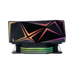 CPU hladnjak RAMPAGE OCTAGON C50 Black 57CFM 1800RPM 12cm ARGB AM5/LGA1700 Compatible Air Cooled CPU Fan - Image 6