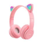 Slušalice za djecu bluetooth cat P47M pink