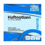 POSTIT TTO 75X75mm ,100l,Pastel Plava,TTO 405015