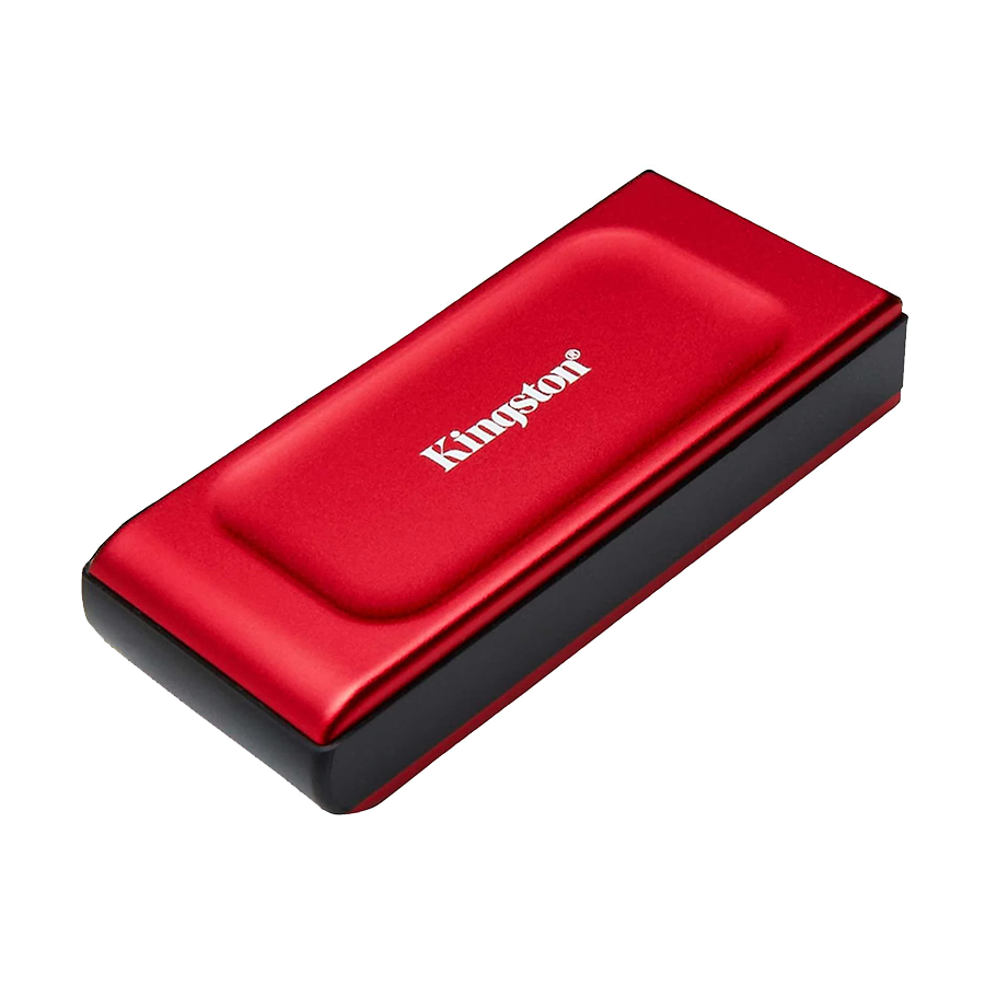 0130618_extssd-1tb-kingston-sxs1000r1000g-usb-32-gen-2-peeds-up-to-1050mbs-read-1000mbs-write-includes-usb-c EXT.SSD 1TB Kingston SXS1000R/1000G USB 3.2 Gen 2 peeds up to 1,050MB/s read, 1,000MB/s write Includes USB-C to USB-A cable RED - Image 1