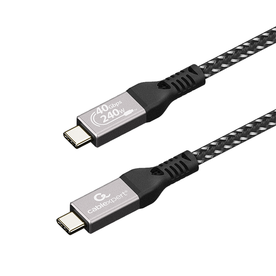 0130880_usb-usb4-gen-3x2-kabl-240w-40-gbps-type-c-to-type-c-power-delivery-pd-charging-data-cable-15-m-gembi USB USB4 Gen 3x2 kabl 240W, 40 Gbps Type-C to Type-C Power Delivery (PD) charging & data cable, 1.5 m GEMBIRD CCBP-USB4-CMCM240-1.5M - Image 1
