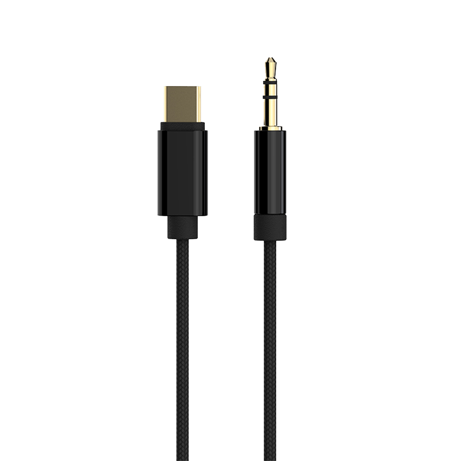 0130884_audio-kabl-gembird-usb-type-c-to-stereo-35-mm-aux-cable-15-m-black-cca-cm35m-15m Audio kabl GEMBIRD USB type-C to stereo 3.5 mm AUX cable, 1.5 m, black, CCA-CM3.5M-1.5M - Image 1