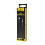 Audio kabl GEMBIRD USB type-C to stereo 3.5 mm AUX cable, 1.5 m, black, CCA-CM3.5M-1.5M - Image 2