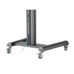 Nosač za TV na stalku aluminum na tockovima TVS-70T-02 - Image 5