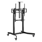 Nosač za TV na stalku motorizirani sa točkovima GEMBIRD TVS-100T-01, 55"-100"