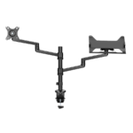 NOSAČ ZA MONITOR I LAPTOP GEMBIRD MA-DA-04, montaža na stol, monitors up to 32" and notebooks up to 17,3" - Image 2