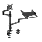 NOSAČ ZA MONITOR I LAPTOP GEMBIRD MA-DA-04, montaža na stol, monitors up to 32" and notebooks up to 17,3" - Image 4