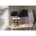 NOSAČ ZA MONITOR I LAPTOP GEMBIRD MA-DA-04, montaža na stol, monitors up to 32" and notebooks up to 17,3" - Image 8