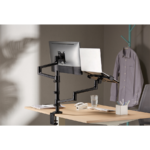 NOSAČ ZA MONITOR I LAPTOP GEMBIRD MA-DA-04, montaža na stol, monitors up to 32" and notebooks up to 17,3" - Image 9