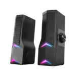 Zvučnici 2.0 gaming RAMPAGE Elegant X10 2.0 Rms Bluetooth 3W*2 RGB Illuminated Multimedia Usb 5V 45dB Gaming Player Speaker, 38928