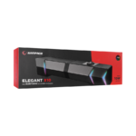 Zvučnici 2.0 gaming RAMPAGE Elegant X10 2.0 Rms Bluetooth 3W*2 RGB Illuminated Multimedia Usb 5V 45dB Gaming Player Speaker, 38928 - Image 5