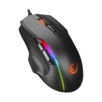 Miš gaming RAMPAGE SMX-R45 ORBIT Black. Wired  6400dpi, Huano S, 7D RGB Illuminated USB Professional Gaming Mouse