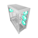 Kućište gaming RAMPAGE HYDRA V2 WHITE Type-C+USB3.0 4*ARGB Infinity Fan+Hub E-ATX Exclusive Gaming, 39990 - Image 3