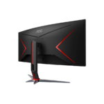 MONITOR AOC 34"" Gaming CU34G2XP 34” Curved VA, 21:9, 3440x1440, 180Hz, 1ms, 430 cd/m2, 4000:1, HDMI, DP, PbP, PiP, Ergonomic, Black-Red, VESA 3y - Image 8