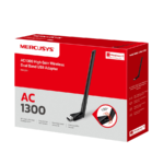 USB WLAN Mercusys MA30H AC1300 High Gain Wi-Fi USB Adapter sa antenom - Image 3
