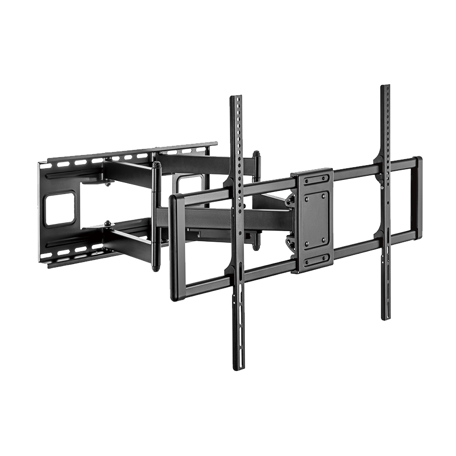 0132840_zidni-nosac-gembird-wm-120st-01-full-motion-tv-wall-mount-60-120-vesa-900x600-mm Zidni nosač GEMBIRD WM-120ST-01, Full-motion TV wall mount, 60" - 120"", VESA 900x600 mm - Image 1