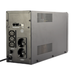 UPS GEMBIRD EG-UPS-035, USB and LCD display, 2000 VA, 1200W, black - Image 2