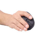 Miš GEMBIRD MUSW-ERGO-01, 6-button wireless optical mouse, black, 800-1200-1600 DPI, MUSW-ERGO-01 - Image 2