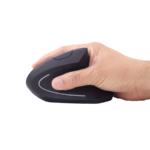 Miš GEMBIRD MUSW-ERGO-01, 6-button wireless optical mouse, black, 800-1200-1600 DPI, MUSW-ERGO-01 - Image 4