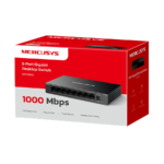 SWITCH MERCUSYS MS108GS 8-Port Gigabit Desktop Switch, Desktop Steel Case - Image 4