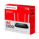 MERCUSYS AC12 AC1200 Dual Band Wireless Router 802.11ac, 4xLAN, 1WAN, 4x5dBi omni directional - Image 3