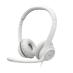 Slušalice sa mikrofonom, Logitech H390, USB, Noise-canceling Rotating microphone, Off-White, 981-001286