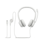 Slušalice sa mikrofonom, Logitech H390, USB, Noise-canceling Rotating microphone, Off-White, 981-001286 - Image 5