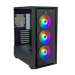 KUĆIŠTE GNC EZ COOL GAMING HC-625B BEZ NAPAJANJA, Tempered Glass, 3x120 RGB ventilator - Image 8