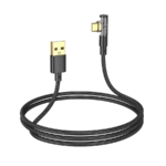 USB kabal BOROFONE BU39 Rio Transparent Discovery Edition charging data cable Type-C black 1,2m, 2,4 A