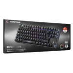 Tastatura gaming RAMPAGE KB-R17 Raptor Black USB 6 Color Blue Switch BiH Layout Gaming Mechanical Keyboard, 31409 - Image 5