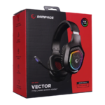 Slušalice sa mikrofonom gaming RAMPAGE RM-K90 VECTOR black, RGB LED, Type-C - Image 8