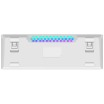 Tastatura gaming RAMPAGE RADIANT K11 white, red switch, Type-C, RGB,  US Layout, pudding keycaps, 38969 - Image 6