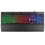 Tastatura gaming RAMPAGE KB-RX77 RUNNER Black USB Rainbow Illuminated US/ENGLISH LAYOUT Wrist Support, 39909 - Image 2