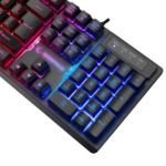 Tastatura gaming RAMPAGE KB-RX77 RUNNER Black USB Rainbow Illuminated US/ENGLISH LAYOUT Wrist Support, 39909 - Image 4