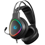 Slušalice sa mikrofonom gaming RAMPAGE RMX-G7 SNIPER Black RGB Illuminated,with Flexible Microphone Gaming, Headset - Image 2