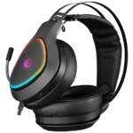 Slušalice sa mikrofonom gaming RAMPAGE RMX-G7 SNIPER Black RGB Illuminated,with Flexible Microphone Gaming, Headset - Image 4