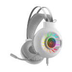 Slušalice sa mikrofonom gaming  RAMPAGE RM-K44 ZENGIBAR White 7.1 Surround RGB Light Effect, 36094