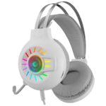 Slušalice sa mikrofonom gaming  RAMPAGE RM-K44 ZENGIBAR White 7.1 Surround RGB Light Effect, 36094 - Image 2